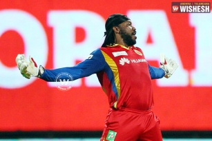 Gayle storm hits Bangalore as RCB thrash Kings XI Punjab by 138 runs