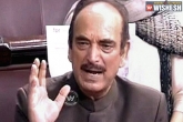 Jammu and Kashmir, Congress, ghulam nabi azad against use of pellet guns against rioters, Rioters