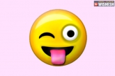 weird news, death winking emoji, grandmother s death announced with winking face emoji, Emoji