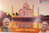 BJP, Information and Public Relations Department, heritage calender featuring taj mahal launched by up govt, Yogi adityanath