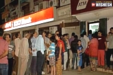 Hyderabad, Money withdrawal, hyderabad withdraw cash from atm is at midnight, Long queues