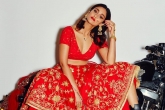 Ileana D’Cruz in red, Ileana D’Cruz in red, ileana s red hot traditional look, Photoshoot