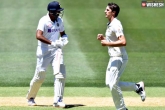 India Vs Australia videos, India Vs Australia first test, first test team india all out for 244, Team india
