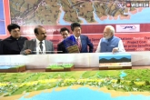 Modi, Modi, modi abe lay foundation stone for india s first bullet train, Japan