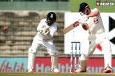 India Vs England scores, India Vs England score board, first test england reports a stable performance on day one, Score card