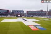 India Vs New Zealand news, India Vs New Zealand news, rain stalls first semifinal india and new zealand to take on the reserve day, World cup 2019