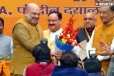 JP Nadda updates, JP Nadda news, jp nadda takes charge as bjp president, Bjp president