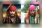 Jack sparrow lookalike, Jack sparrow lookalike, jack sparrow lookalike driving rickshaw, Johnny depp lookalike