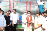 Andhra Pradesh, AP Government, ys jagan lays foundation stone for 9 temples reconstruction, Vijayawada