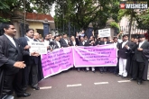 protest, High Court, hc suspends nine judicial employees, Advocates