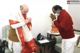 Telangana, KCR Delhi trip, kcr urges amit shah on flood relief funds, Flood