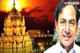 KCR, Andhra Pradesh, kcr to offer gold jewelry to ap temples, Temples