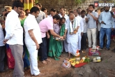 KTR, Amma Vodi Scheme, ktr lays foundation for double bedroom houses in sanathnagar, Amma vodi