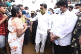 KTR latest, KTR about Hyderabad floods, ktr inspects rain affected regions for the fourth day, Floods