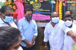 KTR Launches IT Tower And Water Supply Scheme In Karimnagar