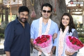 Acharya shoot, Acharya news, kajal joins the sets of chiranjeevi s acharya, Kajal aggarwal