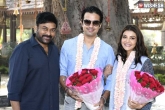 Chiranjeevi, Acharya release date, kajal joins the sets of chiranjeevi s acharya, On the sets