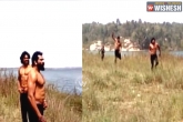 Kannada actors could not swim well, Duniya Vijay, kannada actors said they could not swim well reports, Kannada