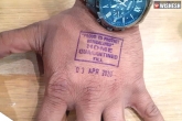 Karnataka airports, Coronavirus news, karnataka passengers to get an indelible stamp on the left palm, Airports