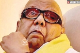 Endoscopic Procedure, Uneasiness In Breathing, dmk prez karunanidhi admitted to hospital for endoscopic procedure, Admitted to
