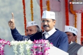 Arvind Kejriwal, Delhi Elections, kejriwal to take oath on 14th, Delhi elections 2015