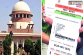 Government Schemes, Aadhaar Card, supreme court refuses interim stay to link aadhaar number to bank, Aadhaar card