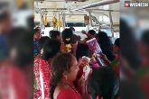 Mahalakshmi Free Bus Scheme challening, Mahalakshmi Free Bus Scheme latest, telangana s free bus scheme for women turns challenging, Hall
