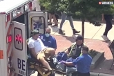 Man jumps off the ambulance, Weird news, viral video man jumps off the ambulance and runs away, Viral videos