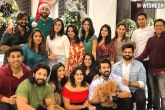 Allu Arjun, Mega heroes Christmas picture, mega family celebrates christmas, Ram charan