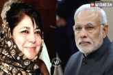 unrest in Kashmir, terrorism, mehbooba modi meet today, Mufti