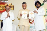 AP NDA Alliance Manifesto breaking, TDP, nda alliance manifesto announced in andhra pradesh, Tdp