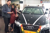 Niharika, Niharika, naga babu gifts audi suv to his daughter, Audi suv car