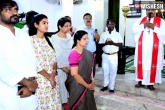 Nara Bhuvaneswari Offers Prayer at Church