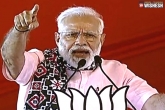 Telangana, Narendra Modi, teach trs a lesson says narendra modi, Telangana polls