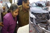Jashodaben accident, Jashodaben news, modi s wife suffers minor injuries rajasthan road accident, Rajasthan