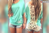 Trendy wear, Sleeve Scoop Neck, trending dolman sleeve scoop neck backless crochet top, Chet