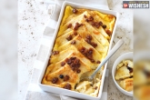 Orange bread & butter pudding, food, orange bread butter pudding, Pudding