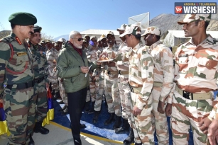 PM Modi Celebrates Diwali at Indo-Tibetan Border Police in Himachal Pradesh