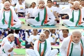 Event, Narendra Modi, pm modi participates in yoga event at chandigarh, Chandigarh