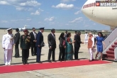 Qatar, nation tour, pm modi reaches the us america returns 200 artefacts to india, Ghanis