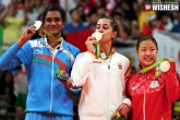 badminton match, Carolina Marin, rio olympics p v sindhu settles to silver carolina marin wins gold medal, Gold medal