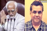 Ansari's Muslim Remarks, Hamid Ansari, paresh rawal mocks ansari over muslim remarks says get well soon, Paresh rawal