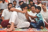 Pawan kalyan ends fast, Pawan kalyan ends fast, pawan kalyan ends his one day fast on uddam kidney ailment, Udhanam kidney issue