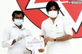 Pawan Kalyan, Pawan Kalyan, pawan kalyan introduces special insurance cover for janasena party workers, Pawan kalyan s movies