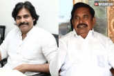 Pawan Kalyan, Palaniswami, pawan kalyan thanks palaniswami for taking care of ap fishermen, E palaniswami