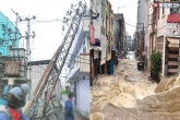 power outage Hyderabad, Telangana rains, power outage continues for third consecutive day in hyderabad, Hyderabad drowned