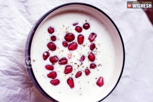 Preparation of Anaar Raita