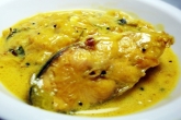 kerala fish recipes, simple fish recipes, recipe preparation of fish moilee, Moil