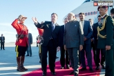 Stephen Harper, Narendra Modi, prime minister modi arrives canada for three day visit, 5g network