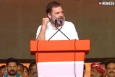 Rahul Gandhi speech, Rahul Gandhi Telangana, kcr is remote in modi s hand rahul gandhi, Kcr